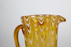 Tall Art Glass Lemonade Jug with Matching Glasses, art Deco c.1930 - Thumbnail 15
