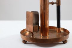 WMF Aesthetic Movement Copper Chamber Candlestick in theDr. C. Dresser Style - Thumbnail 11