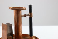 WMF Aesthetic Movement Copper Chamber Candlestick in theDr. C. Dresser Style - Thumbnail 13