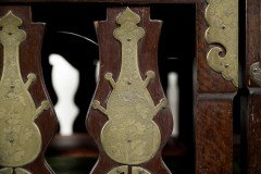 Rare Late 19th-century Japanese Export Square Dining Table with Four Matching Corner Chairs - Thumbnail 20