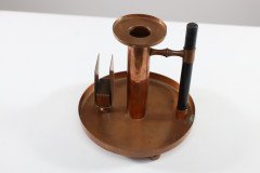 WMF Aesthetic Movement Copper Chamber Candlestick in theDr. C. Dresser Style - Thumbnail 14