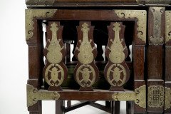 Rare Late 19th-century Japanese Export Square Dining Table with Four Matching Corner Chairs - Thumbnail 21