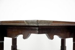 Rare Late 19th-century Japanese Export Square Dining Table with Four Matching Corner Chairs - Thumbnail 28