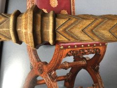 A. W. N. Pugin. Important Dressing Table Mirror with Carved Spiral Stretcher - Thumbnail 21