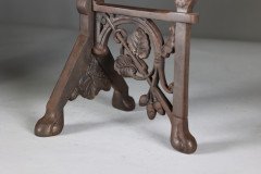Pair of Arts & Crafts Cast Iron Fire Dogs In the style of Dr. C. Dresser - Thumbnail 15