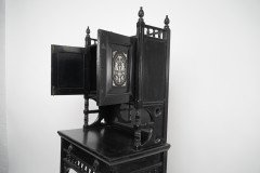 An Ebonised Single Drawer Cabinet - Thumbnail 6