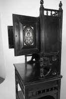 An Ebonised Single Drawer Cabinet - Thumbnail 7