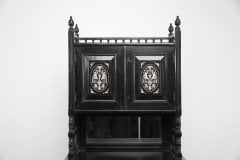 An Ebonised Single Drawer Cabinet - Thumbnail 11