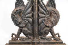 Falkirk, Aesthetic Movement Cast Iron Stick Stand with Mythical Dragons - Thumbnail 6