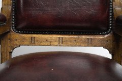 John Pollard Seddon for Seddon & Co., a Gothic Revival Oak Armchair - Thumbnail 8