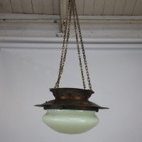 Birmingham Guild of Handicraft. A Rare Arts & Crafts Circular & Copper Light - Thumbnail 2