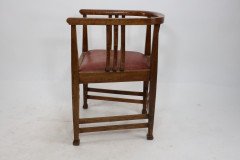 E. A. Taylor Attributed, a Good Arts & Crafts Oak Tub Chair - Thumbnail 7