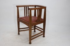 E. A. Taylor Attributed, a Good Arts & Crafts Oak Tub Chair - Thumbnail 8