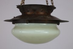Birmingham Guild of Handicraft. A Rare Arts & Crafts Circular & Copper Light - Thumbnail 5