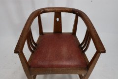 E. A. Taylor Attributed, a Good Arts & Crafts Oak Tub Chair - Thumbnail 10