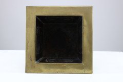 Margaret Gilmour Arts & Crafts Brass Planter with Stylised Rose & Floral Details - Thumbnail 11