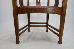 E. A. Taylor Attributed, a Good Arts & Crafts Oak Tub Chair - Thumbnail 14