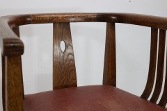 E. A. Taylor Attributed, a Good Arts & Crafts Oak Tub Chair - Thumbnail 16