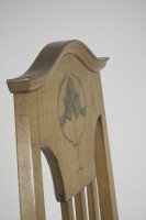 G. M. Ellwood for J. S. Henry. A Rare Satin Birch Arts & Crafts inlaid Armchair. - Thumbnail 13
