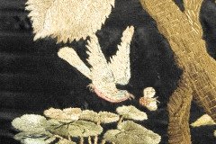 E. W. Godwin Attributed, an Anglo-Japanese Three-fold Screen with Birds Amidst Foliage - Thumbnail 7