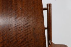 A Scandinavian Style Designer Solid Oak Armchair with a Laminated Back & Seat - Thumbnail 11