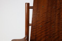 A Scandinavian Style Designer Solid Oak Armchair with a Laminated Back & Seat - Thumbnail 12