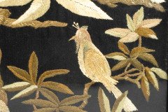 E. W. Godwin Attributed, an Anglo-Japanese Three-fold Screen with Birds Amidst Foliage - Thumbnail 9