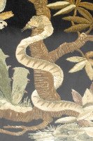 E. W. Godwin Attributed, an Anglo-Japanese Three-fold Screen with Birds Amidst Foliage - Thumbnail 11