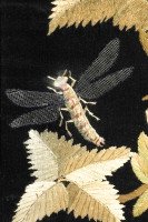 E. W. Godwin Attributed, an Anglo-Japanese Three-fold Screen with Birds Amidst Foliage - Thumbnail 12