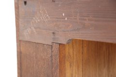 Waring & Gillow. An Arts & Crafts Bow Fronted Kneehole Twin Pedestal Desk - Thumbnail 14