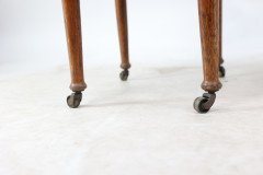 Waring & Gillow. An Arts & Crafts Bow Fronted Kneehole Twin Pedestal Desk - Thumbnail 26