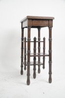 Thomas Jeckyll. A Pair of Anglo-Japanese Side Tables Inset with Sunflower Tiles - Thumbnail 7