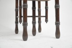 Thomas Jeckyll. A Pair of Anglo-Japanese Side Tables Inset with Sunflower Tiles - Thumbnail 13