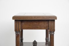 Thomas Jeckyll. A Pair of Anglo-Japanese Side Tables Inset with Sunflower Tiles - Thumbnail 15