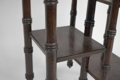 Thomas Jeckyll. A Pair of Anglo-Japanese Side Tables Inset with Sunflower Tiles - Thumbnail 17