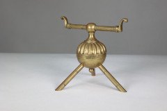 Dr. C. Dresser Attributed, for Benham & Froud Pair of Brass Fire Dogs - Thumbnail 9