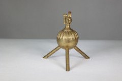 Dr. C. Dresser Attributed, for Benham & Froud Pair of Brass Fire Dogs - Thumbnail 10