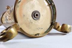 Stoneware & Brass Table Lamp by Edith Lupton - Thumbnail 13