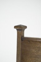 Norman & Stacey Attributed, Arts & Crafts Oak High Back Chair with Shaped Back - Thumbnail 6