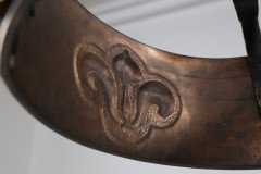M. H. Baillie Scott, Arts & Crafts Handmade Copper & Wrought Iron Ceiling Light - Thumbnail 3
