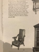 Charles Bevan Marsh Jones & Cribb, Gothic Revival New Registered Reclining Chair - Thumbnail 20
