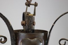 M. H. Baillie Scott, Arts & Crafts Handmade Copper & Wrought Iron Ceiling Light - Thumbnail 9