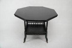 Gillow & Co. probably, Aesthetic Movement Ebonised Walnut Centre Table - Thumbnail 2