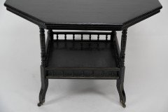 Gillow & Co. probably, Aesthetic Movement Ebonised Walnut Centre Table - Thumbnail 3