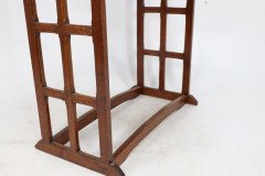 An Arts & Crafts Cotswold School Drop Leaf Dining Table with Lattice Work Ends - Thumbnail 20