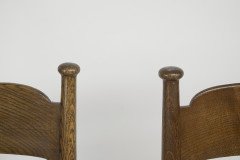 William Birch for Liberty & Co., Pair of Arts & Crafts Oak Rush Seat Chairs - Thumbnail 8