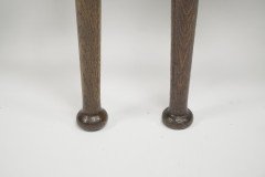Liberty & Co., A Pair of William Birch Arts & Crafts Oak Rush Seat Dining Chairs - Thumbnail 9