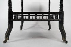 Gillow & Co. probably, Aesthetic Movement Ebonised Walnut Centre Table - Thumbnail 13