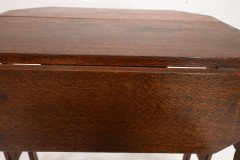 An Arts & Crafts Cotswold School Drop Leaf Dining Table with Lattice Work Ends - Thumbnail 25