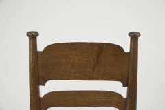 Liberty & Co., A Pair of William Birch Arts & Crafts Oak Rush Seat Dining Chairs - Thumbnail 20